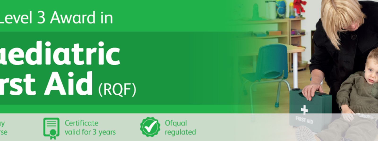 Paediatric First Aid - QA Level 3 Award (RQF) image